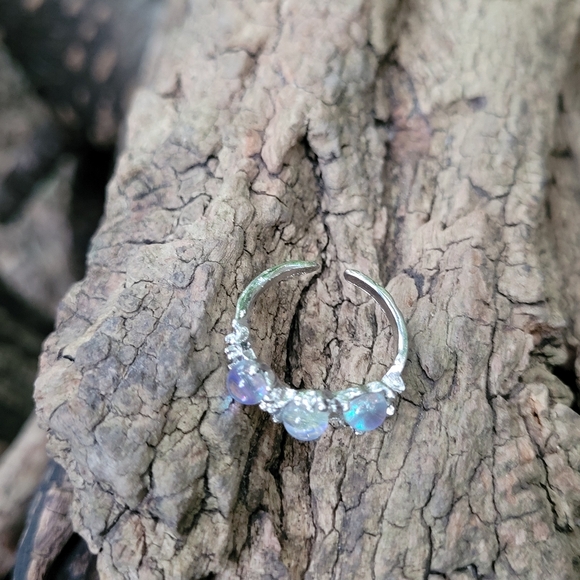 2 for $14! Silver Gem Ring NWOT - Picture 2 of 2